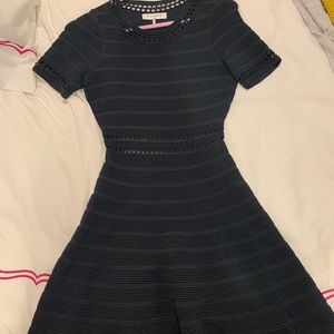 Sandro Army Green jersey dress